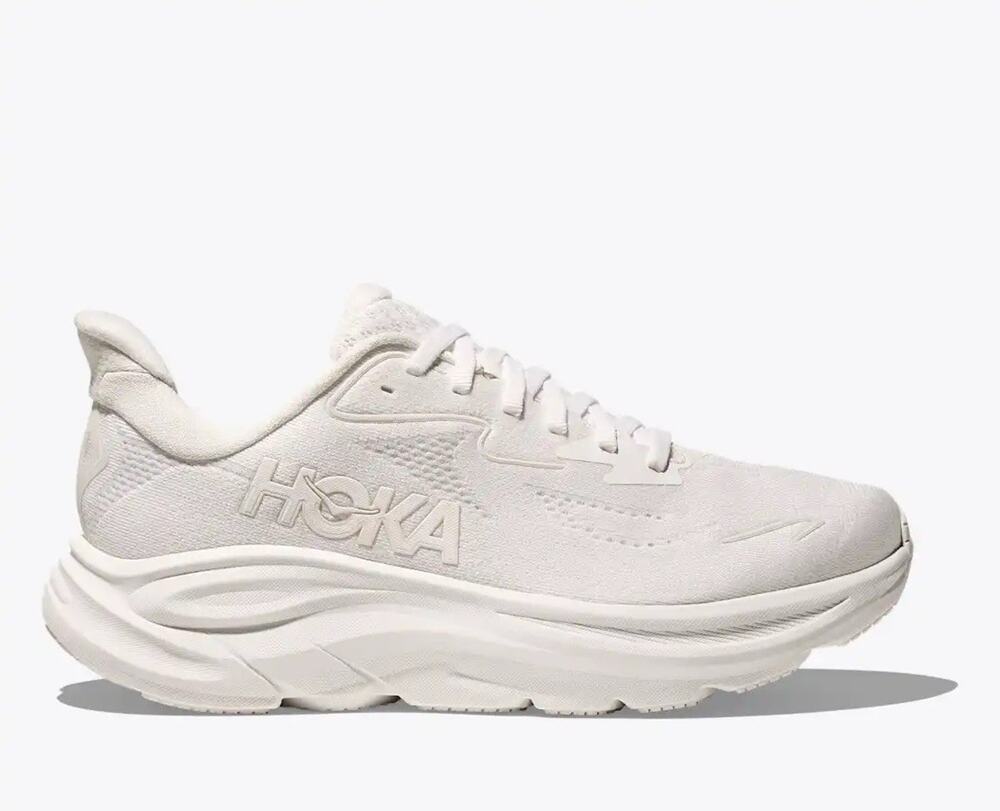 Hoka One One HOKA Clifton 10 Womens - Triple White Size 6.5B